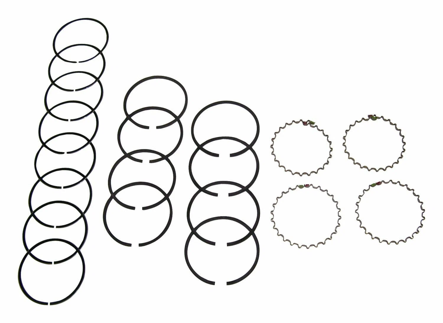 Vintage - Metal Unpainted Piston Ring Set - 941888